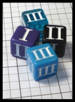 Dice : Dice - 6D - Roman Numeral by Impact Minatures - Gen Con Aug 2014